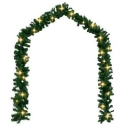 Christmas Garland With LED Lights 20 M -Christmas Lights Store 195259 2290739 F