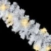 Christmas Garland With LED Lights 5 M White