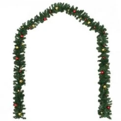 Christmas Garland Decorated With Baubles 20 M -Christmas Lights Store 195335 1481175 F