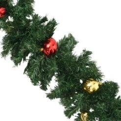 Christmas Garland Decorated With Baubles 20 M -Christmas Lights Store 195335 1481181 F