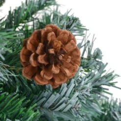 Frosted Christmas Tree With Pinecones 150 Cm -Christmas Lights Store 195611 1482955 F