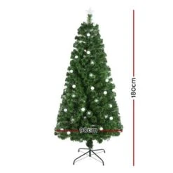 Jingle Jollys 1.8M 6FT LED Christmas Tree Optic Fiber Xmas Multi Colour Lights -Christmas Lights Store 198275 2086177 F