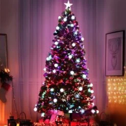 Jingle Jollys 1.8M 6FT LED Christmas Tree Optic Fiber Xmas Multi Colour Lights -Christmas Lights Store 198275 2086191 F