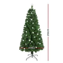 Jingle Jollys 2.1M 7FT LED Christmas Tree Optic Fiber Xmas Multi Colour Lights -Christmas Lights Store 201847 2086161 F