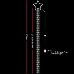 Jingle Jollys 3M Christmas Curtain Fairy Lights String 200 LED Party Wedding -Christmas Lights Store 215219 2251251 F