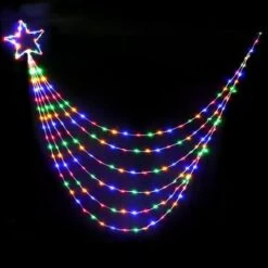 Jingle Jollys 3M Christmas Curtain Fairy Lights String 200 LED Party Wedding -Christmas Lights Store 215219 2251253 F