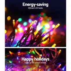 Jingle Jollys 3M Christmas Curtain Fairy Lights String 200 LED Party Wedding -Christmas Lights Store 215219 2251263 F