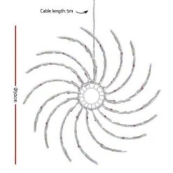 Jingle Jollys Christmas Motif Lights LED Spinner Light Waterproof Colourful -Christmas Lights Store 215237 2251299 F