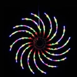 Jingle Jollys Christmas Motif Lights LED Spinner Light Waterproof Colourful -Christmas Lights Store 215237 2251303 F