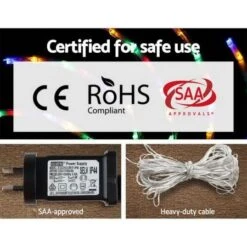 Jingle Jollys Christmas Motif Lights LED Spinner Light Waterproof Colourful -Christmas Lights Store 215237 2251305 F