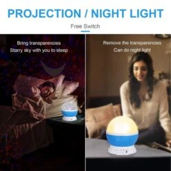 Night Light For Kids, Moon Star Projector -for Baby Kids Women, Christmas Party Bedroom Decoration -Christmas Lights Store 218261 1701955 HD