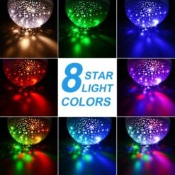Night Light For Kids, Moon Star Projector -for Baby Kids Women, Christmas Party Bedroom Decoration -Christmas Lights Store 218261 1701963 HD