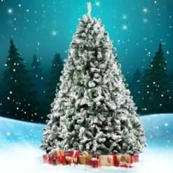 Jingle Jollys Christmas Tree 2.1M 7FT Xmas Decorations Snow Home Decor 1106 Tips -Christmas Lights Store 218393 1702947 F