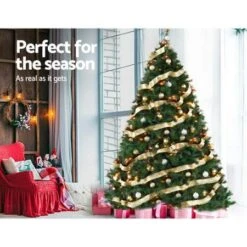 Jingle Jollys Christmas Tree 2.1M 6FT Xmas Decoration Green Home Decor 1584 Tips -Christmas Lights Store 218397 1702969 F