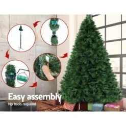 Jingle Jollys Christmas Tree 2.1M 6FT Xmas Decoration Green Home Decor 1584 Tips -Christmas Lights Store 218397 1702971 F