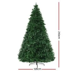 Jingle Jollys Christmas Tree 2.1M Green With 1134 LED Lights Multi Colour -Christmas Lights Store 218413 2375929 F