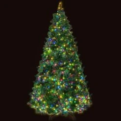 Jingle Jollys Christmas Tree 2.4M Green With 1488 LED Lights Multi Colour -Christmas Lights Store 218415 2375917 F