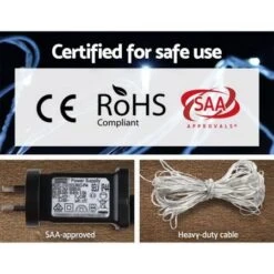 Jingle Jollys Christmas Motif Lights LED Rope Reindeer Waterproof Outdoor Xmas -Christmas Lights Store 218441 2251383 F