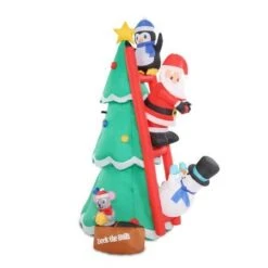 Jingle Jollys Inflatable Christmas Tree Santa 1.8M Decorations Outdoor LED Light 9 Jingle Jollys Inflatable Christmas Tree Santa 1.8M Decorations Outdoor LED Light -Christmas Lights Store 219055 2251121 F