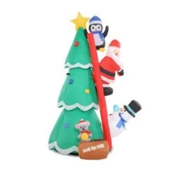 Jingle Jollys Inflatable Christmas Tree Santa 1.8M Decorations Outdoor LED Light 10 Jingle Jollys Inflatable Christmas Tree Santa 1.8M Decorations Outdoor LED Light -Christmas Lights Store 219055 2251123 F
