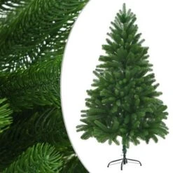 Artificial Christmas Tree Lifelike Needles 180 Cm Green