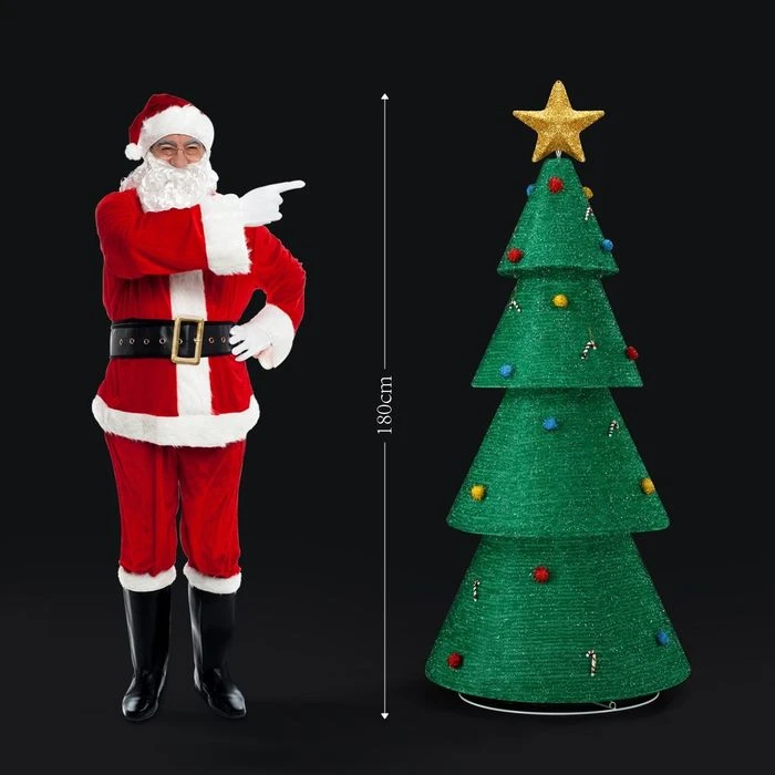 180CM 3D Christmas Tree Light Christmas LED Light Xmas Tree Lights Decorations 8 180CM 3D Christmas Tree Light Christmas LED Light Xmas Tree Lights Decorations - Image 8