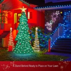 180CM 3D Christmas Tree Light Christmas LED Light Xmas Tree Lights Decorations 19 180CM 3D Christmas Tree Light Christmas LED Light Xmas Tree Lights Decorations -Christmas Lights Store 220087 1720063 HD