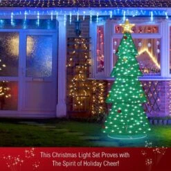 180CM 3D Christmas Tree Light Christmas LED Light Xmas Tree Lights Decorations 18 180CM 3D Christmas Tree Light Christmas LED Light Xmas Tree Lights Decorations -Christmas Lights Store 220087 1720065 HD
