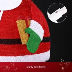 180CM 3D Christmas Santa Claus LED Light Decorations Indoor Outdoor -Christmas Lights Store 220089 1720097 HD