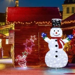180CM 3D Christmas Snowman Light Christmas LED Light Xmas Light Decorations 21 180CM 3D Christmas Snowman Light Christmas LED Light Xmas Light Decorations -Christmas Lights Store 220091 1720113 HD
