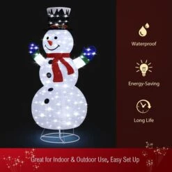 180CM 3D Christmas Snowman Light Christmas LED Light Xmas Light Decorations 18 180CM 3D Christmas Snowman Light Christmas LED Light Xmas Light Decorations -Christmas Lights Store 220091 1720119 HD