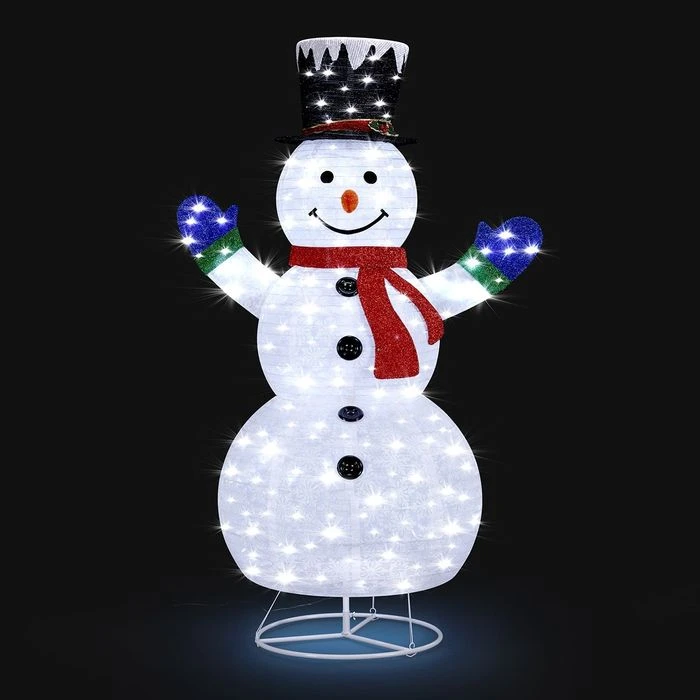180CM 3D Christmas Snowman Light Christmas LED Light Xmas Light Decorations 2 180CM 3D Christmas Snowman Light Christmas LED Light Xmas Light Decorations - Image 2