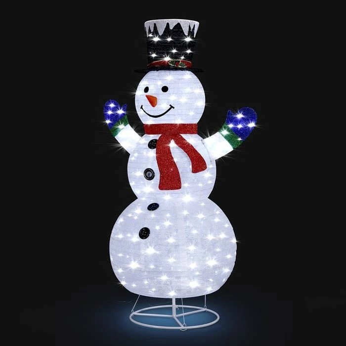 180CM 3D Christmas Snowman Light Christmas LED Light Xmas Light Decorations 3 180CM 3D Christmas Snowman Light Christmas LED Light Xmas Light Decorations - Image 3