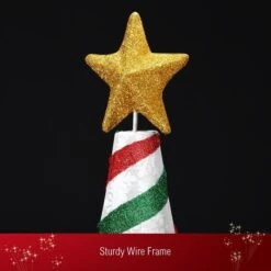 180CM 3D Ribbon Christmas Tree Christmas LED Light Xmas Tree Lights Decorations -Christmas Lights Store 220095 1720175 HD