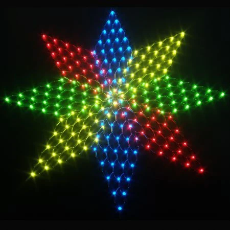Stockholm Christmas Lights 160 LEDs Fairy String Star Net Outdoor Garden Xmas Decor 2 X 2M 5 Stockholm Christmas Lights 160 LEDs Fairy String Star Net Outdoor Garden Xmas Decor 2 X 2M - Image 5