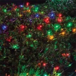 Stockholm Christmas Lights 150 LEDs Solar String Net Multi Color Outdoor Garden 2.5x1.3M -Christmas Lights Store 225711 2383721 F