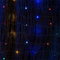 Stockholm Christmas Lights 150 LEDs Solar String Net Multi Color Outdoor Garden 2.5x1.3M -Christmas Lights Store 225711 2383731 F