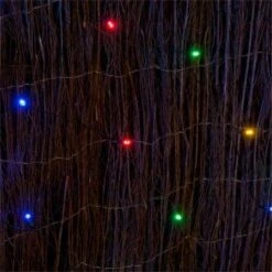 Stockholm Christmas Lights 150 LEDs Solar String Net Multi Color Outdoor Garden 2.5x1.3M