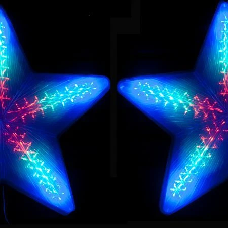 Stockholm Christmas Lights 45 LEDs Star Flashing Fairy Party Outdoor Xmas Decoration 50CM 5 Stockholm Christmas Lights 45 LEDs Star Flashing Fairy Party Outdoor Xmas Decoration 50CM - Image 5