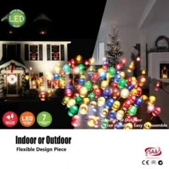 Stockholm Christmas String Lights 1000 LEDs Multi Colour Flashing Outdoor Garden Xmas 69M 15 Stockholm Christmas String Lights 1000 LEDs Multi Colour Flashing Outdoor Garden Xmas 69M -Christmas Lights Store 225727 2383843 F