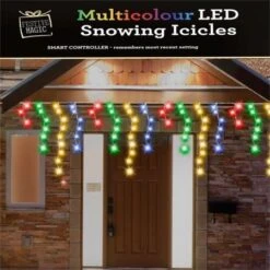Stockholm Christmas String Lights 960 LEDs Snowing Curtain Icicle Outdoor Garden Decor 23M 11 Stockholm Christmas String Lights 960 LEDs Snowing Curtain Icicle Outdoor Garden Decor 23M -Christmas Lights Store 225731 2383861 F