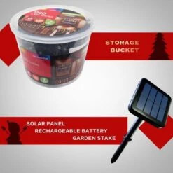 Stockholm Christmas String Lights 1000 LEDs Solar Fairy Outdoor Garden Xmas Decoration 69M -Christmas Lights Store 225741 2383929 F