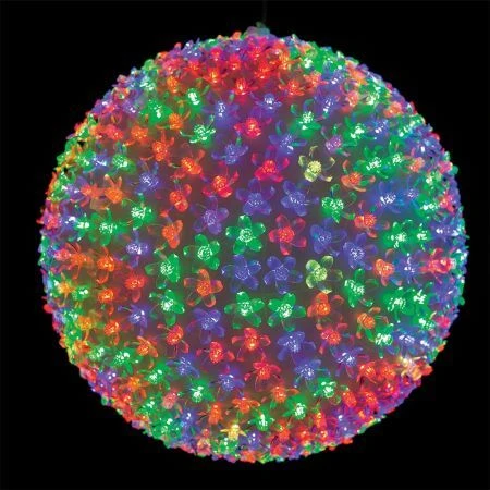 Stockholm Christmas Lights 500 LEDs Petal Ball Multi-Colour Xmas Party Outdoor Garden 32CM 1 Stockholm Christmas Lights 500 LEDs Petal Ball Multi-Colour Xmas Party Outdoor Garden 32CM