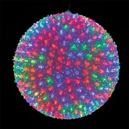 Stockholm Christmas Lights 500 LEDs Petal Ball Multi-Colour Xmas Party Outdoor Garden 32CM 8 Stockholm Christmas Lights 500 LEDs Petal Ball Multi-Colour Xmas Party Outdoor Garden 32CM - Image 8