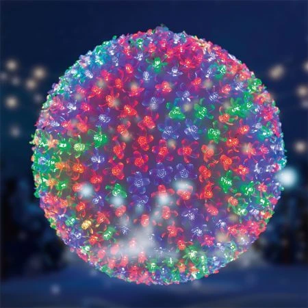 Stockholm Christmas Lights 500 LEDs Petal Ball Multi-Colour Xmas Party Outdoor Garden 32CM 3 Stockholm Christmas Lights 500 LEDs Petal Ball Multi-Colour Xmas Party Outdoor Garden 32CM - Image 3