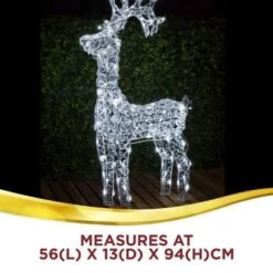 Stockholm Christmas Lights 150 LEDs Standing Reindeer Fairy Outdoor Garden Xmas Decoration 17 Stockholm Christmas Lights 150 LEDs Standing Reindeer Fairy Outdoor Garden Xmas Decoration -Christmas Lights Store 225747 2383967 F