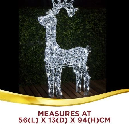Stockholm Christmas Lights 150 LEDs Standing Reindeer Fairy Outdoor Garden Xmas Decoration 9 Stockholm Christmas Lights 150 LEDs Standing Reindeer Fairy Outdoor Garden Xmas Decoration - Image 9