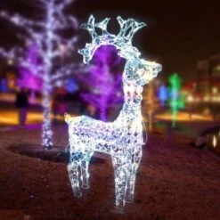 Stockholm Christmas Lights 150 LEDs Standing Reindeer Fairy Outdoor Garden Xmas Decoration 12 Stockholm Christmas Lights 150 LEDs Standing Reindeer Fairy Outdoor Garden Xmas Decoration -Christmas Lights Store 225747 2383969 F