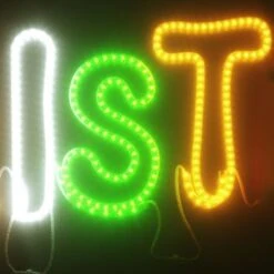 Stockholm Christmas Lights LED Rope Letter CHRISTMAS Sign Outdoor Garden Window Xmas 289CM -Christmas Lights Store 225751 1766775 F