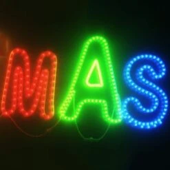 Stockholm Christmas Lights LED Rope Letter CHRISTMAS Sign Outdoor Garden Window Xmas 289CM -Christmas Lights Store 225751 1766779 F